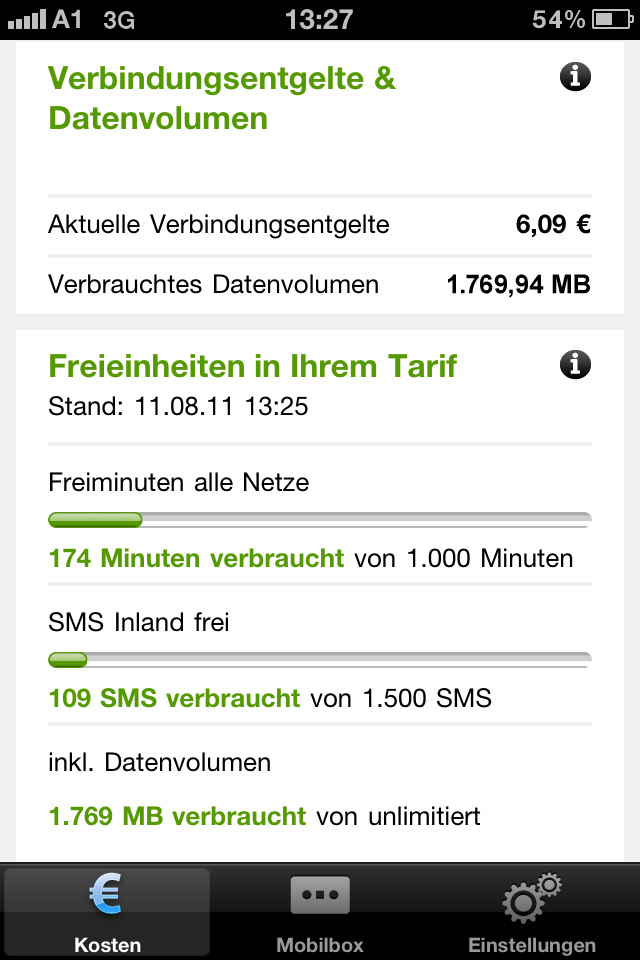 Mein A1 App